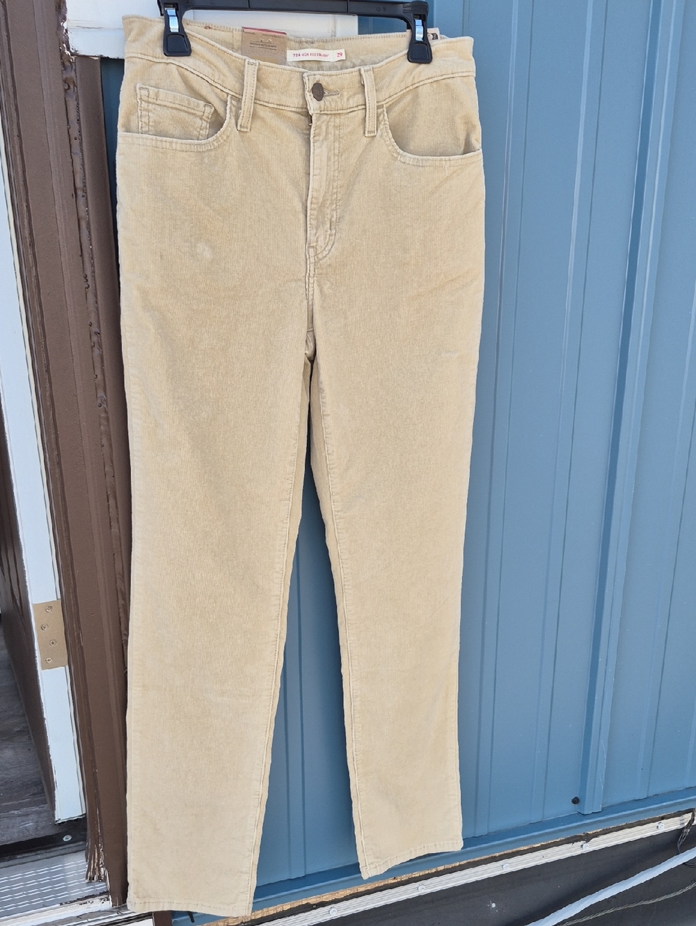Levi's Light Tan High-Rise Corduroy Jeans | Size 29/32